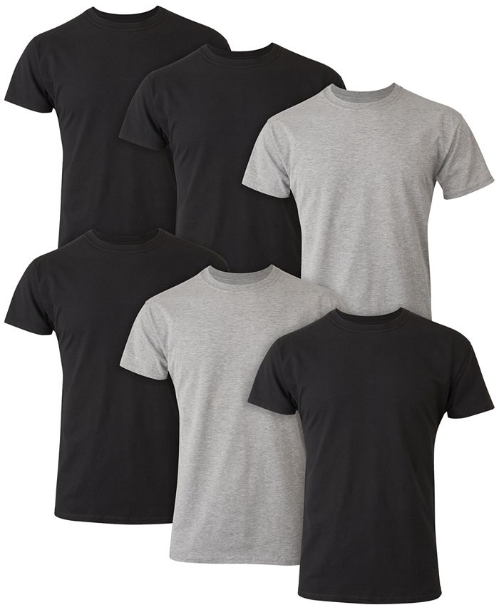 Hanes Men's Ultimate 6pk. Crewneck T-Shirts - Macy's