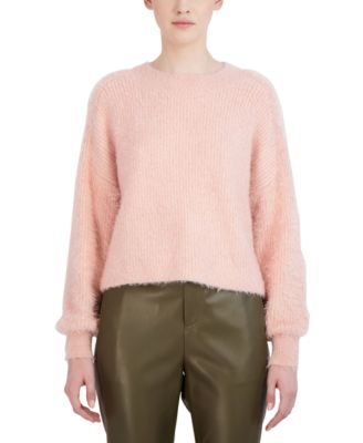 BCBGeneration - Women's Fuzzy Pullover Crewneck Sweater