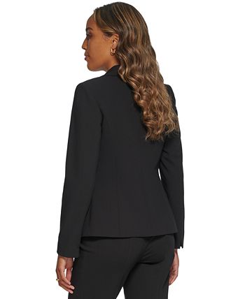 Calvin Klein Women's One Button Blazer - Macy's