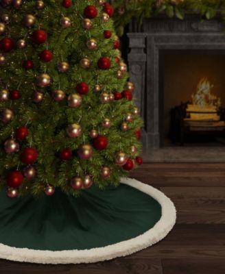 Casey Sherpa Christmas Tree Skirt