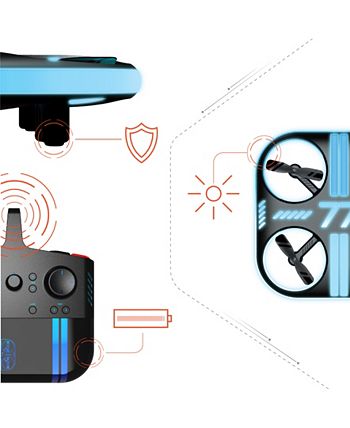 Sharper Image Lumo Stunt Remote Control Glow Drone Macy s