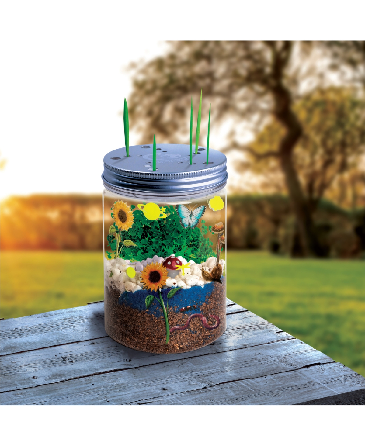 Discovery Mindblown Discovery Kids Diy Terrarium Grow Kit, Fast-growing Indoor Mini Garden In No Color
