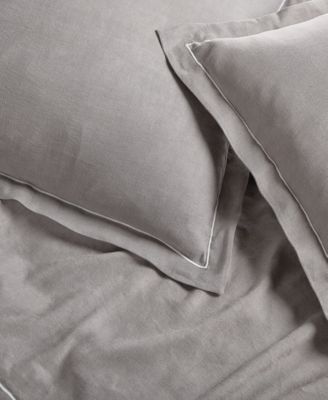 Linen/Modal Blend 3-Pc. Duvet Cover Set, Full/Queen, Exclusively at Macy’s