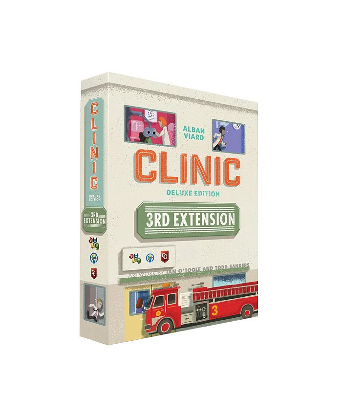 Capstone Games Clinic Deluxe Extension 3 Strategy Board Game Extension