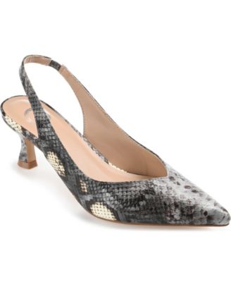 Women's Mikoa Slingback Pointed Toe Kitten Heels