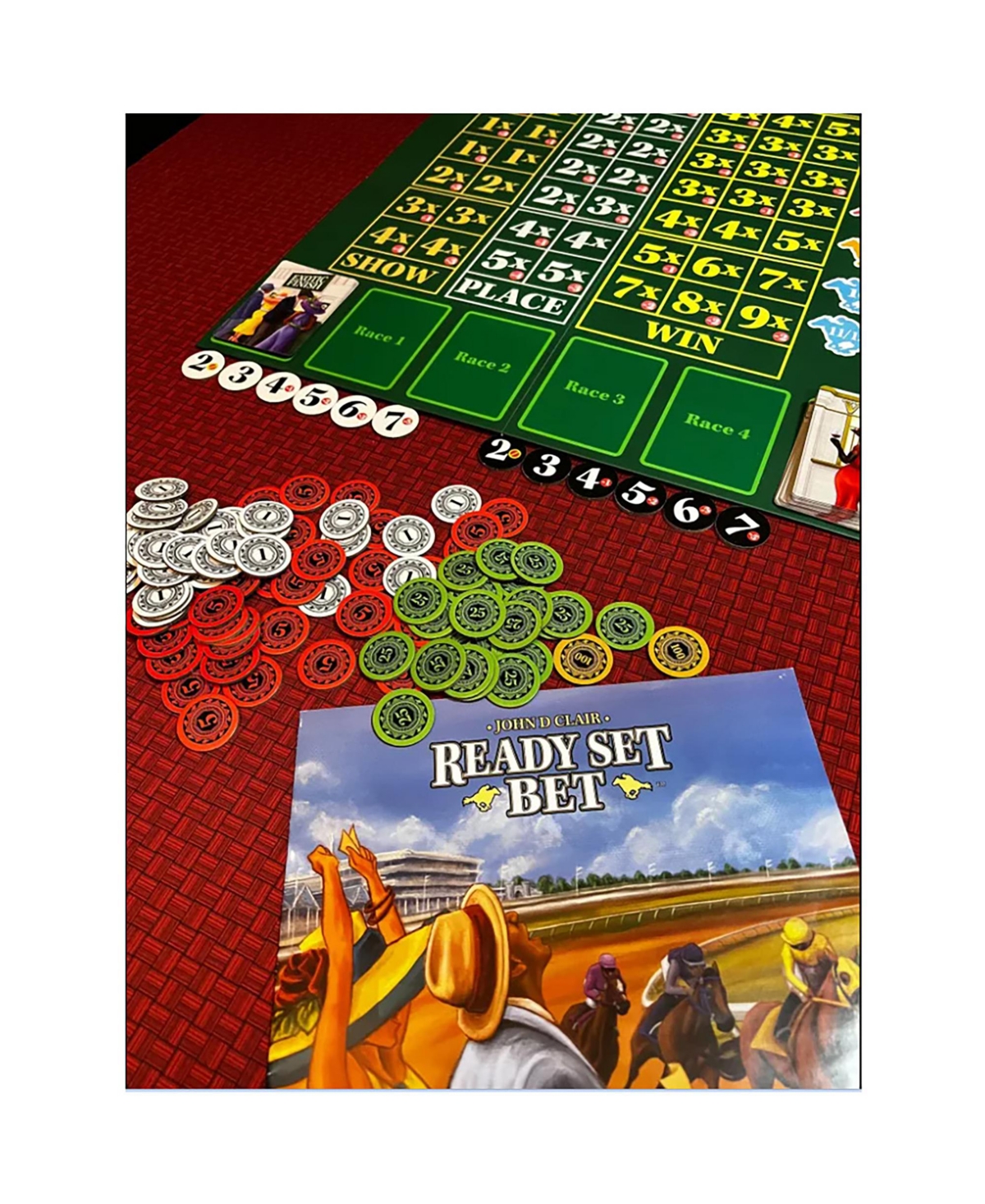 Shop Alderac Entertainment Group Ready Set Bet  Horse Racing Betting Board Game In Multi