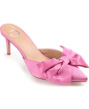 Wide width top pink heels
