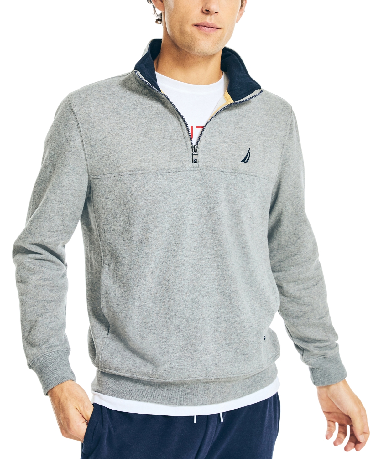 Nautica half zip fleece clearance