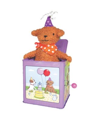 Birthday Puppy Jack in the Box Toy