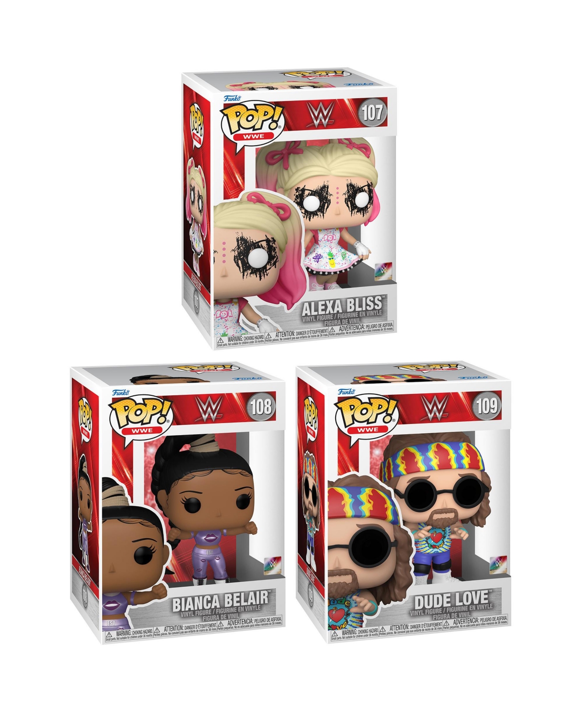 Shop Funko Pop Wwe Collectors 3 Figure Set In Multi