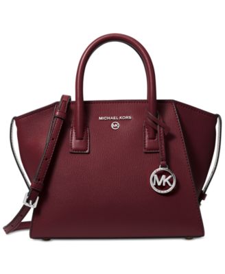 MICHAEL Michael Kors Leather Avril Small Top Zip Satchel Macy s