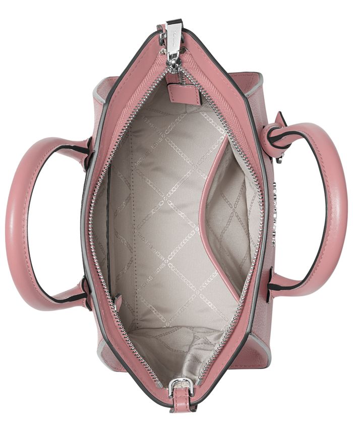 Michael Kors Leather Avril Small Top Zip Satchel & Reviews Handbags