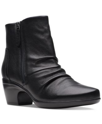 Clarks - Women's Emily Willow Ruched Dress Booties