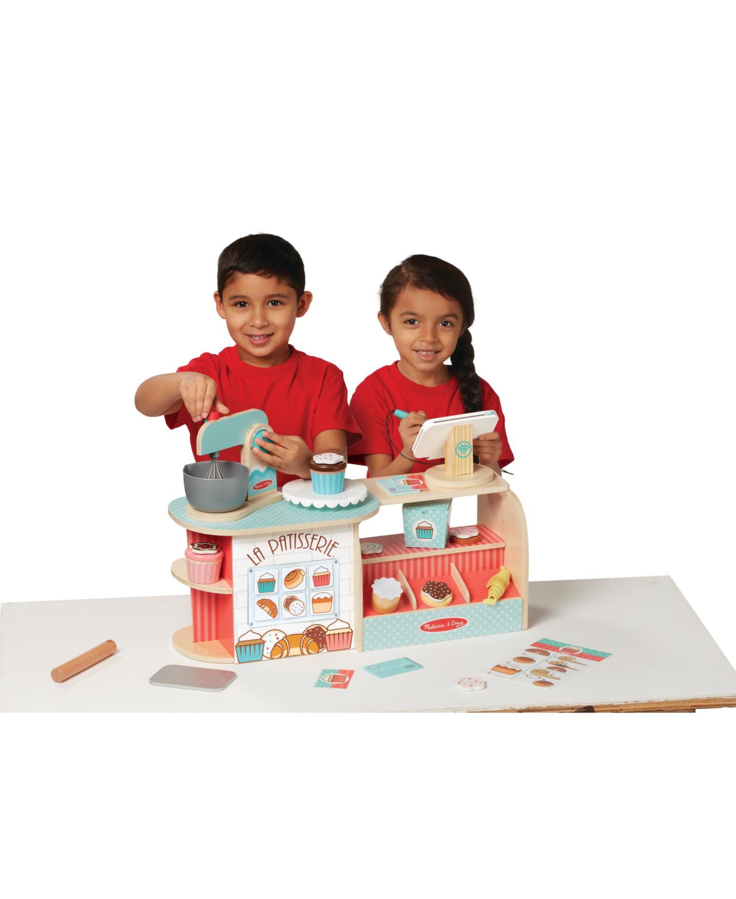 Детские игрушки Melissa and Doug Wooden La Patisserie Bakery 39 Piece Set — фото 4