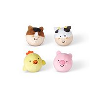Melissa & Doug Rollables Farm Friends Infant And Toddler Toy 4 Piece Set