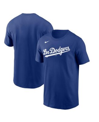 Nike Men's Royal Los Angeles Dodgers City Connect Wordmark T-shirt - Macy's