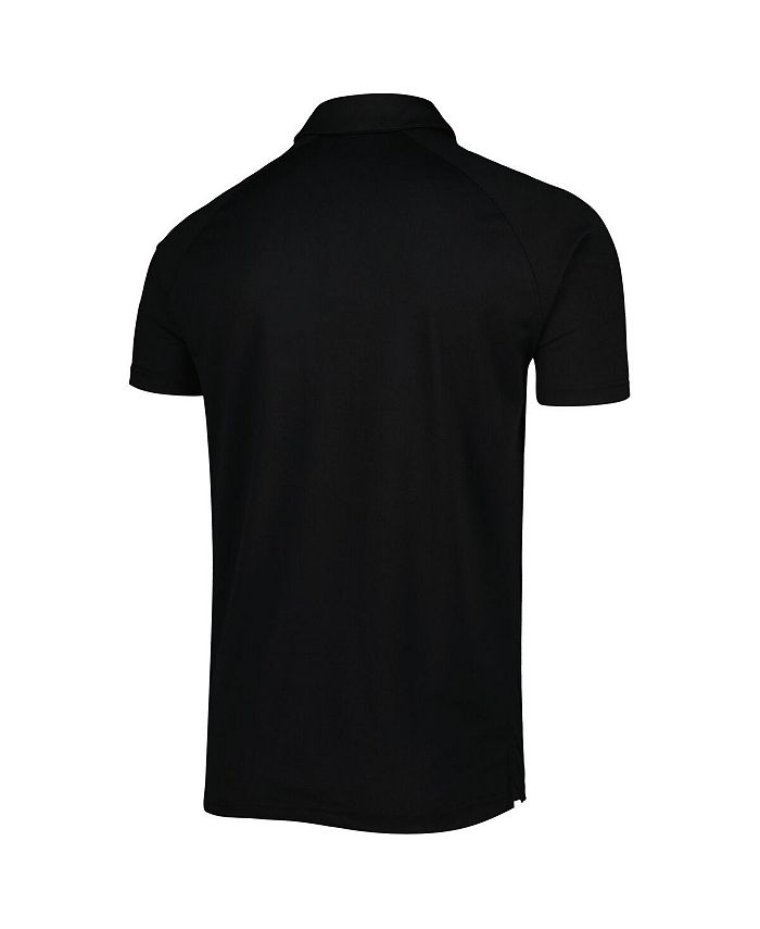 LevelWear Men's Black Toronto Blue Jays Sector Raglan Polo Shirt ...