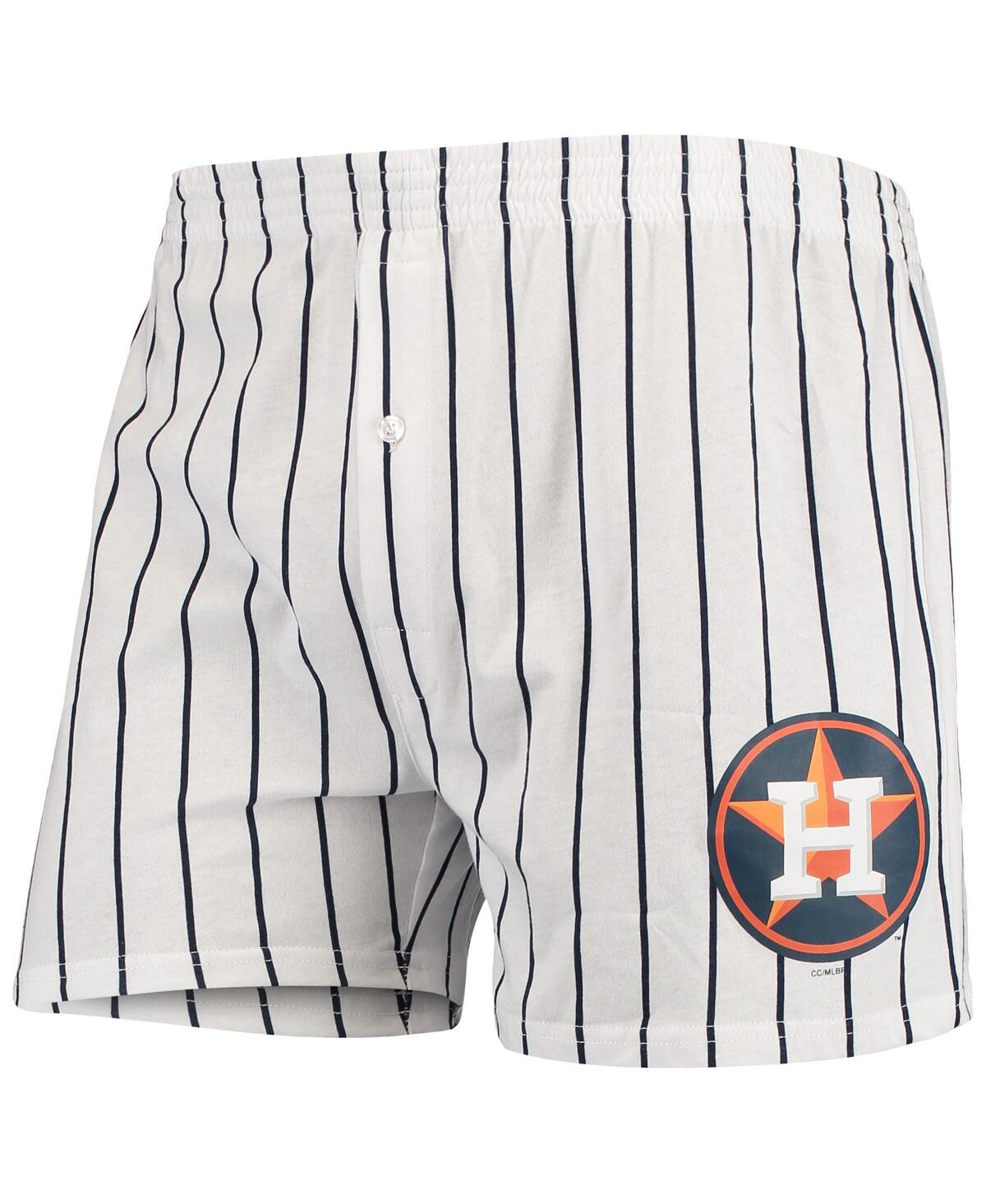 Concepts Sport Men's  White Houston Astros Vigor Boxer Shorts In White