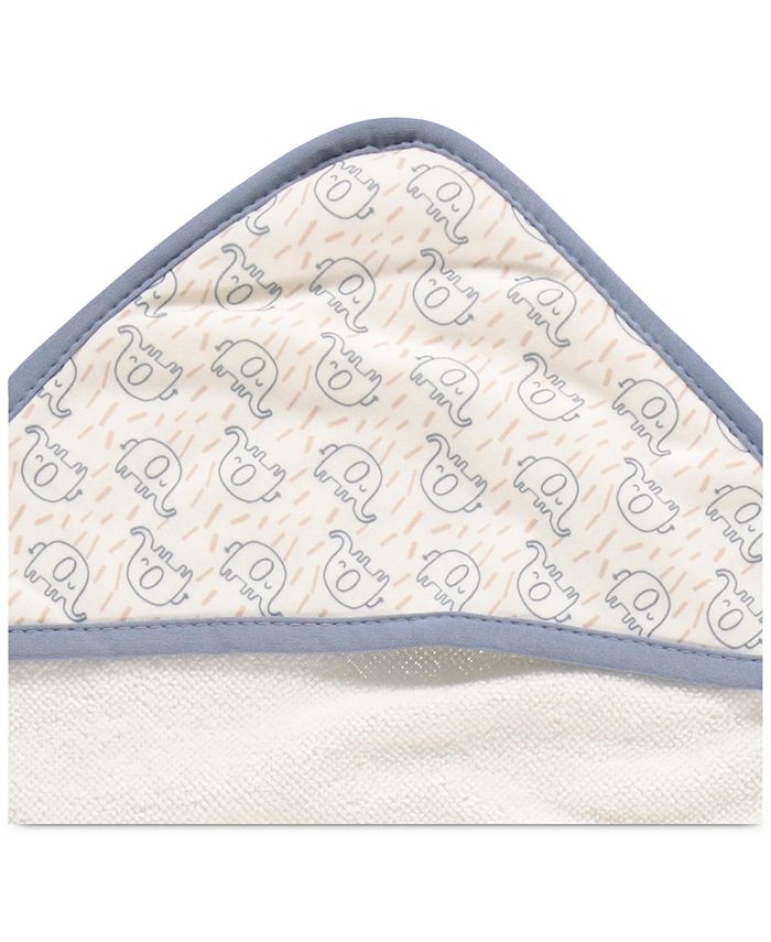 Chickpea Baby Neutral Hooded Bath Towels and Washcloths, 6Piece Set