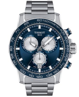 Tissot Men's Swiss Chronograph Supersport Stainless Steel Bracelet