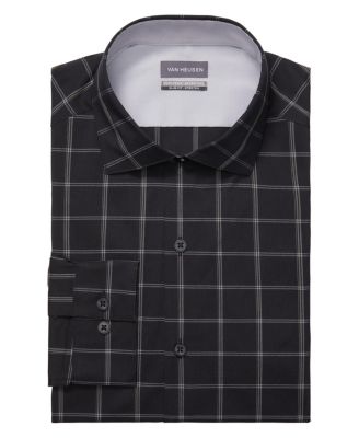 Van Heusen Herren Klassisches Hemd – Popeline, Normale Passform – Pflegeleicht Mit Button-Down-Kragen