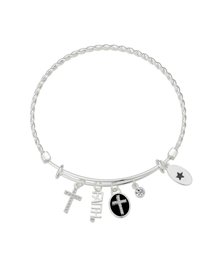 Macys top cross bracelet
