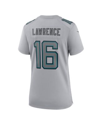 Women's Trevor Lawrence Gray Jacksonville Jaguars Atmosphere Fashion Game Jersey