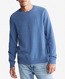 Men's Regular-Fit Merino Wool Crewneck Sweater