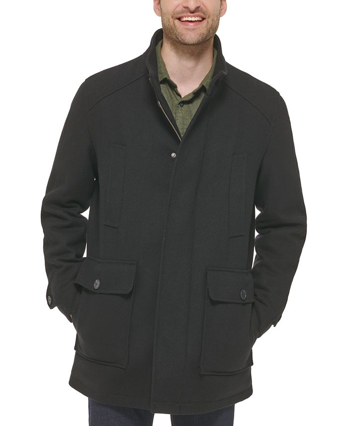 COLE HAAN SIGNATURE Wool Blend Twill Field Jacket main image 0