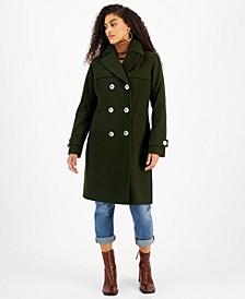Petite Double-Breasted Peacoat, Created for Macy's