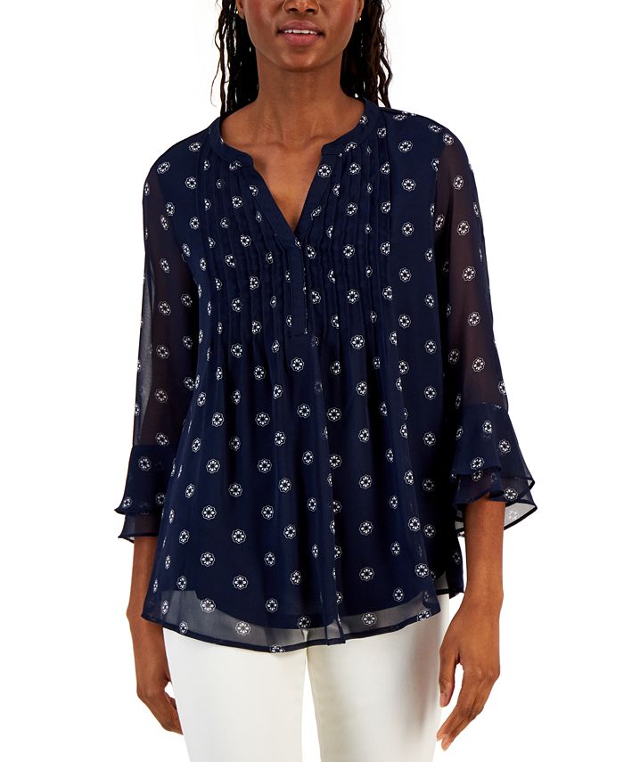 Charter club 2025 blouses at macys