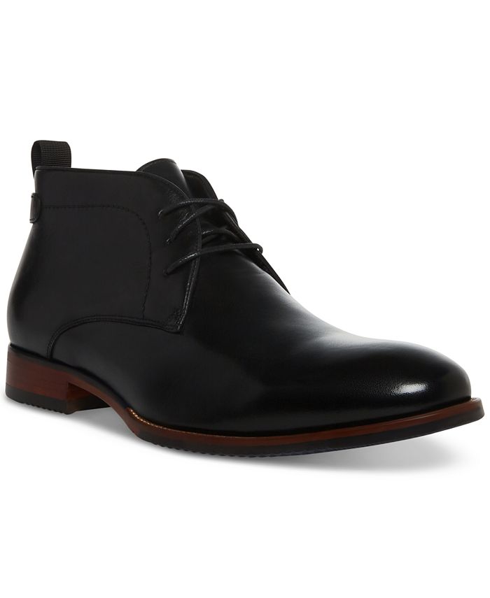 Steve madden mens sale boots black