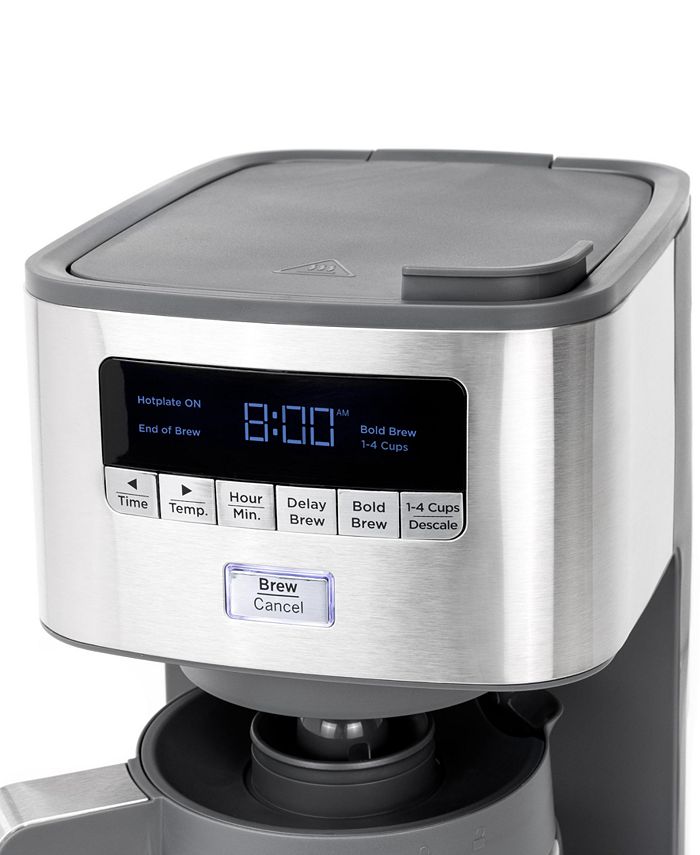 Mr. Coffee 12-Cup Programmable Coffee Maker, Stainless Steel - Macy's