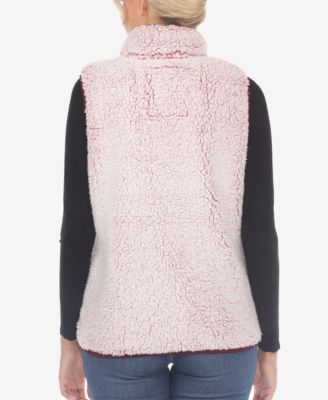 Women's Zip Up Sherpa Vest