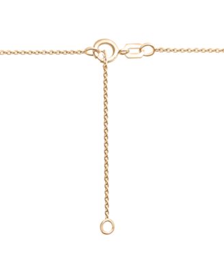 Diamond Bar Pendant Necklace (1/6 ct. t.w.) in 14k White Gold or 14K Yellow Gold, 18" + 2" extender, Created for Macy's