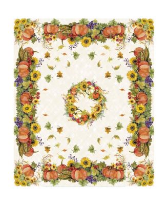 Cornucopia Harvest Tablecloth, 70" x 84"