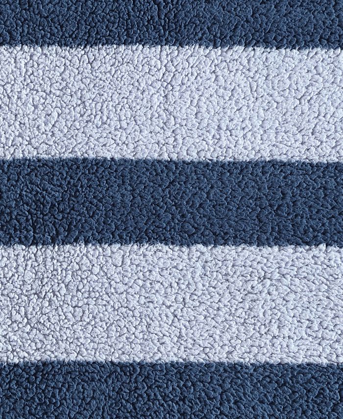 Nautica Lawndale Sherpa Reversible Throw Blanket, 60" x 50" Macy's