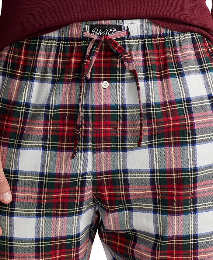 Polo Ralph Lauren Men's Plaid Cotton Pajama Pants Macy's