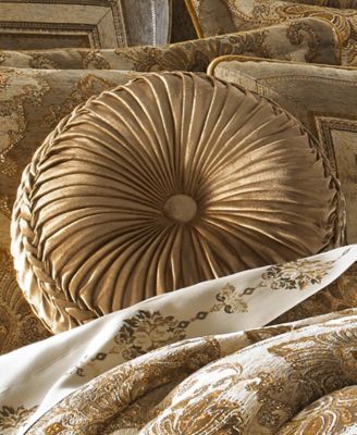 Bradshaw Tufted Decorative Pillow, 15" Round