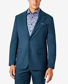 Men's Classic-Fit Wool Suit Separate Jacket