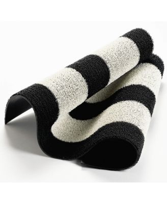 Bold Stripe Shag Mat 24"x36"                               