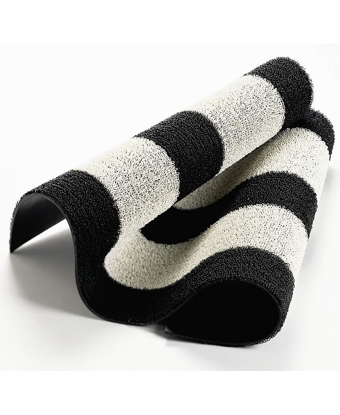 Chilewich Bold Stripe Shag Mat 24"x36" Macy's