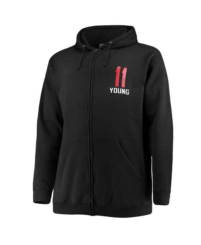 Fanatics Men's Branded Trae Young Black Atlanta Hawks Big and Tall