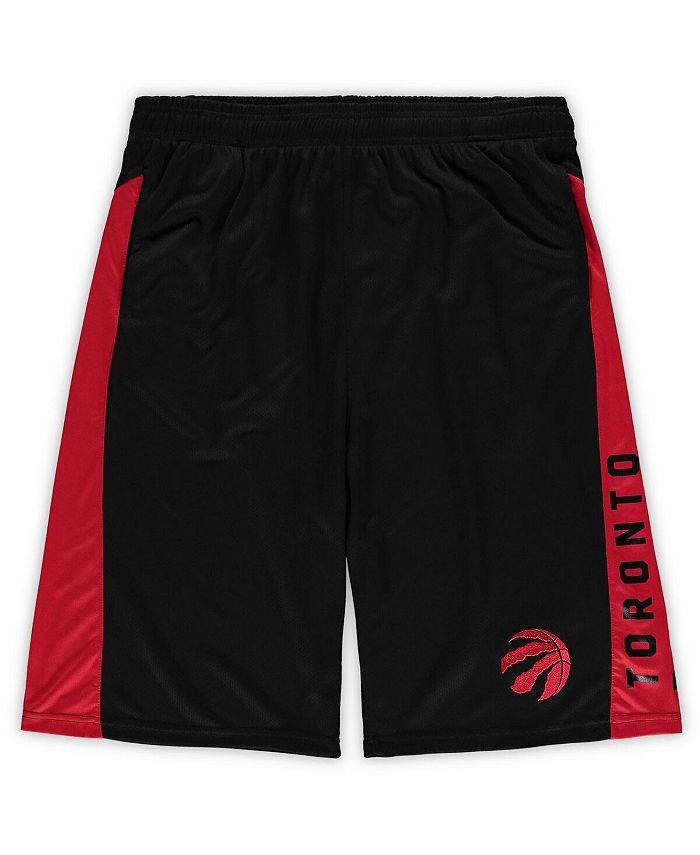 Fanatics Men's Black, Red Toronto Raptors Big and Tall Wordmark Logo ...