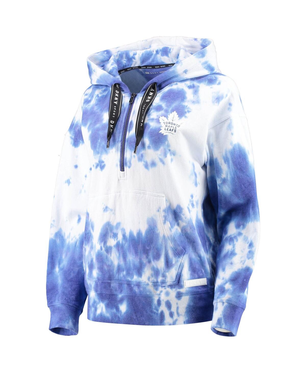 DKNY Women's Sport White, Royal Indianapolis Colts Dakota Oversized Tie-Dye  Half-Zip Hoodie - White, Royal - ShopStyle