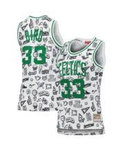 Men's Mitchell & Ness Larry Bird Kelly Green Boston Celtics Big & Tall  1985-86 NBA 75th Anniversary Diamond Swingman Jersey