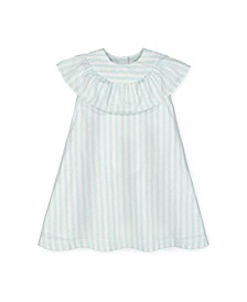 Girls' Ruffle Yoke A-Line Dress, Infant