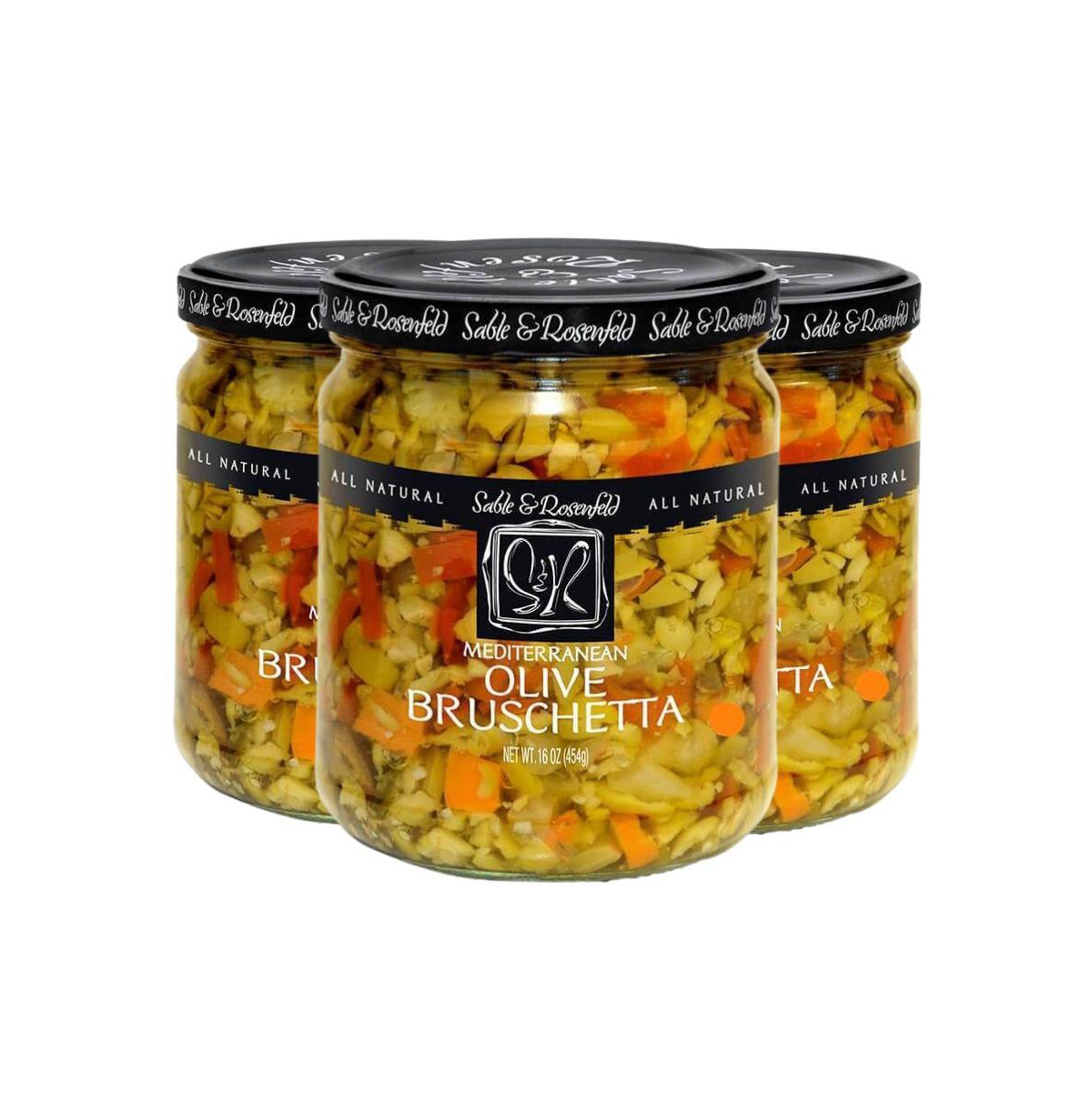 Sable & Rosenfeld Topping Mediterranean Olive Bruschetta 16 Oz