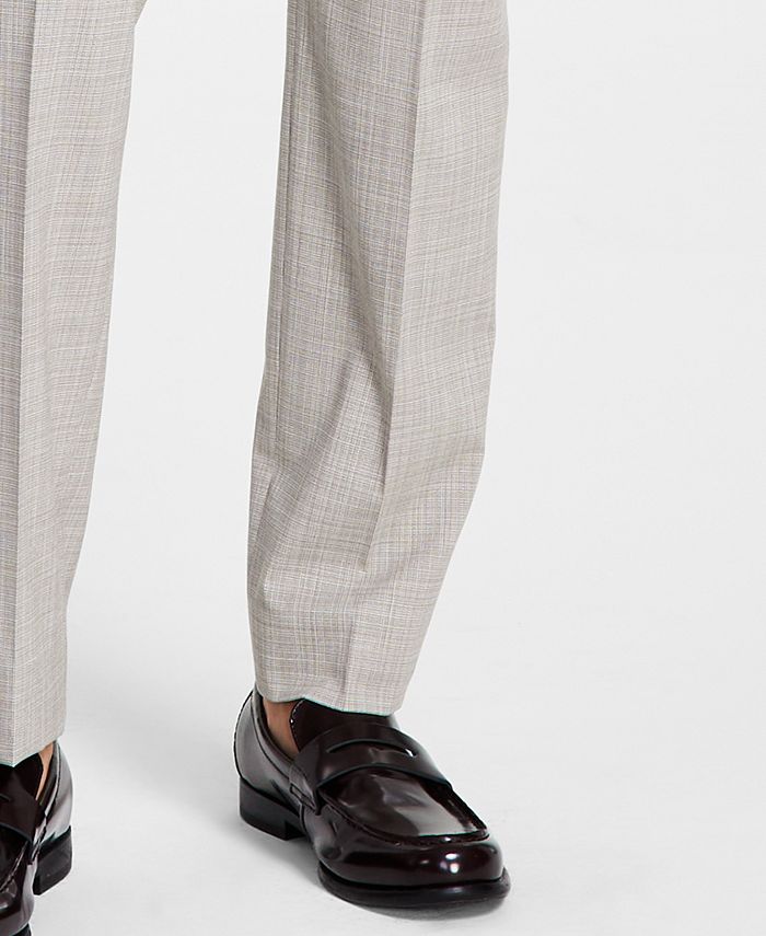 Calvin Klein Men's SlimFit Plaid Performance Dress Pants Macy's