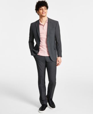 DKNY Men's Modern-Fit Stretch Suit Separates - Macy's